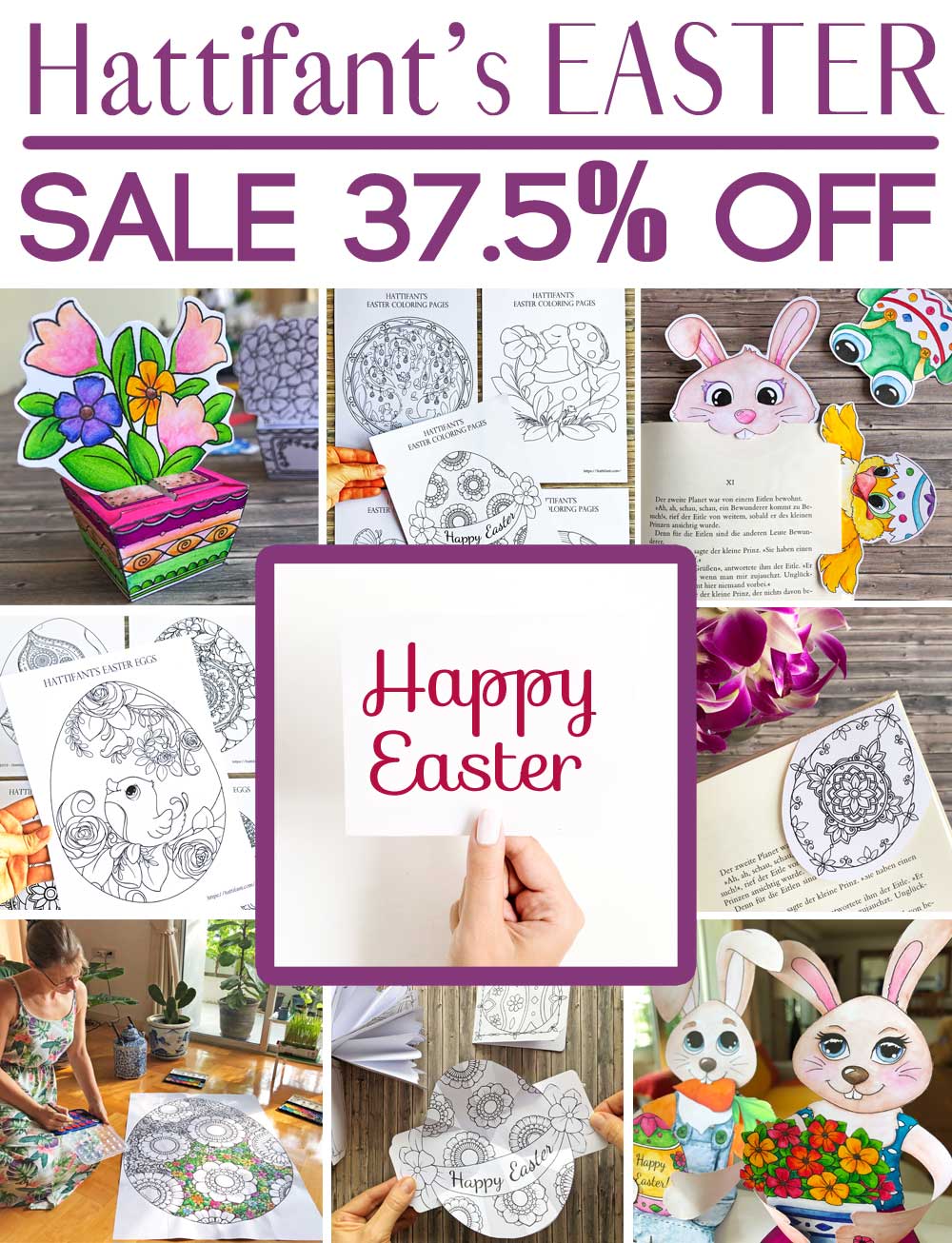 Hattifant's Easter Paper Craft Bundle 2019