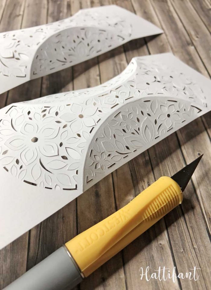 Hattifant's 3D Papercut Paper Cut 3D Flower Triskele Paper Globe WIP