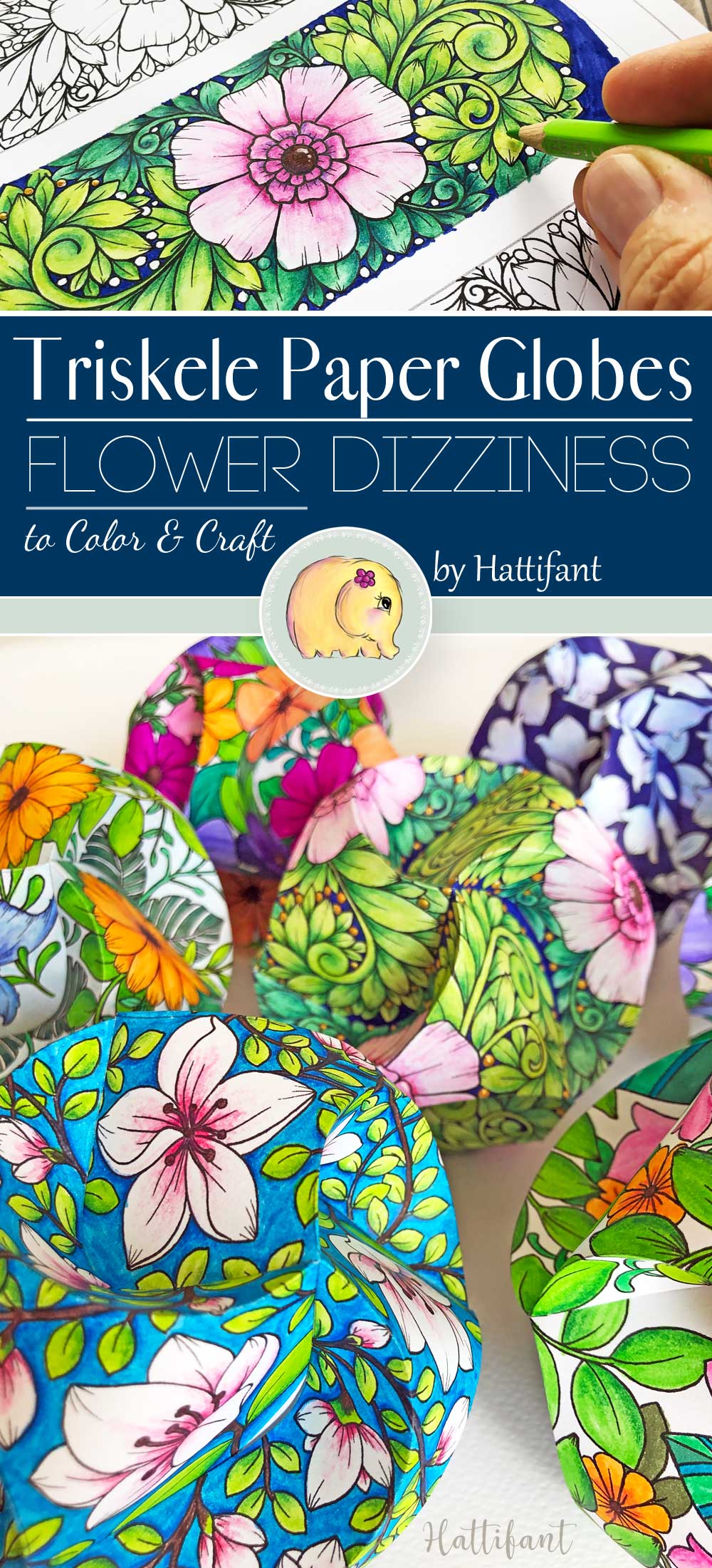 Download Triskele Paper Globes Flower Dizziness Hattifant