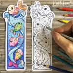 Hattifant-Bookmark-Coloring-Page-Fish-double-sided