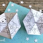 Hattifant-Emotional-Kaleidocycle-Winter-Christmas-Paper-Craft-Toy-SEL-resource-to-color-santa-snowflake