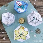 Hattifant-Emotional-Kaleidocycle-Winter-Christmas-Paper-Craft-Toy-SEL-resource-to-color-bundle-of-four