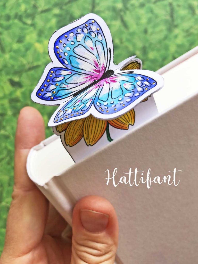 Inspirational 3d Spring Flower And Butterfly Bookmarks Hattifant 