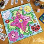 Hattifant-Giant-Spring-Board-Game-to-Color-Play-finished-board