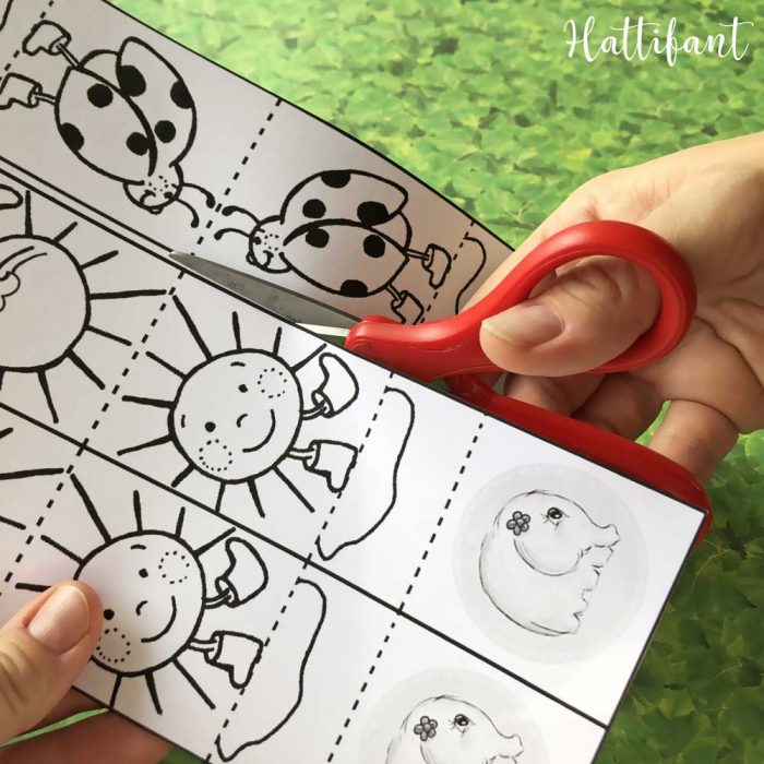 Hattifant's Giant Spring Board Game to Color and Play making counter