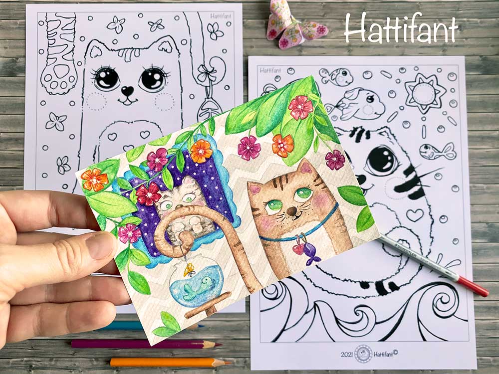 Cute+Cats+Valentine%27s+Day+Coloring+Book+%3A+A+Fun+Gift+Idea+for+