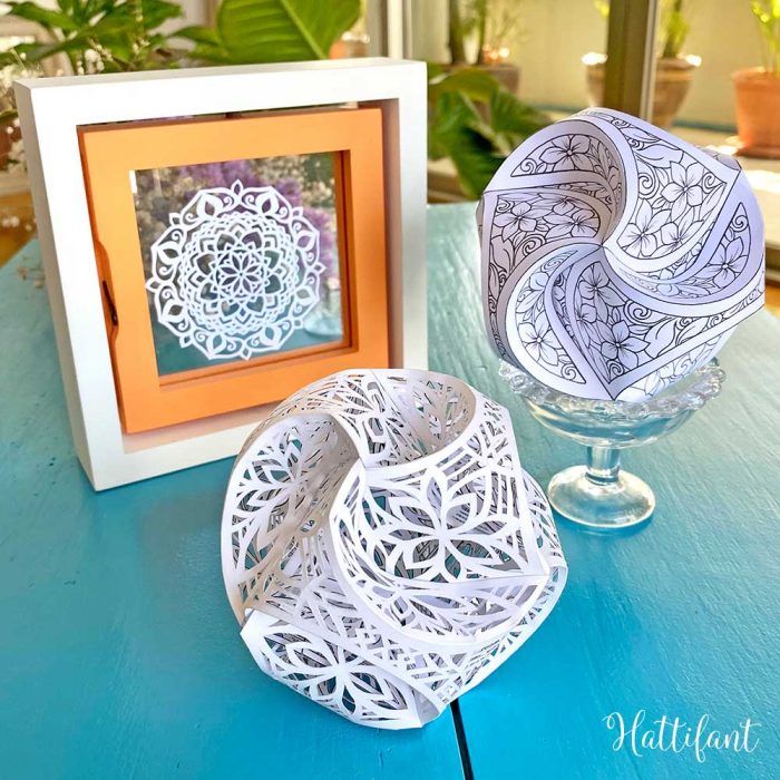 Hattifant's Triskele Paper Globe special Weekend Bundle No.1 and No.2 and Mandala