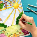 Hattifant-Autumn-Craft-3d-Woodland-Animal-Collages-coloring