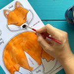 Hattifant-Autumn-Craft-3d-Woodland-Animal-Collages-coloring-fox