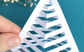 Hattifant's 3D Christmas Paper Trees free templates available on site