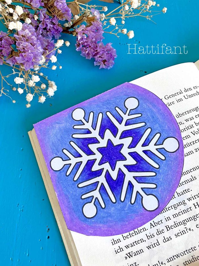 Hattifant's Corner Bookmarks Stars and Snowflakes to Color 1