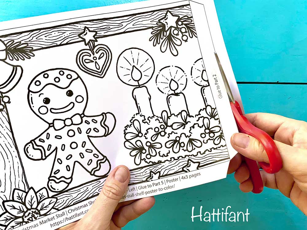 Christmas Zentangle (Free Printable) - Little Bins for Little Hands