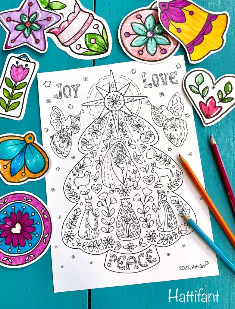 Nutcracker Coloring Poster Printable - Color Your Own Wrapping Paper – Art  2 the Extreme® - The Original Rainbow Crayon®