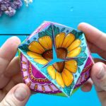 flower-kaleidocycle-paper-craft