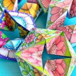 flower-kaleidocycles-papercraft