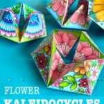 flower-kaleidocycles-papertoy-digital-set