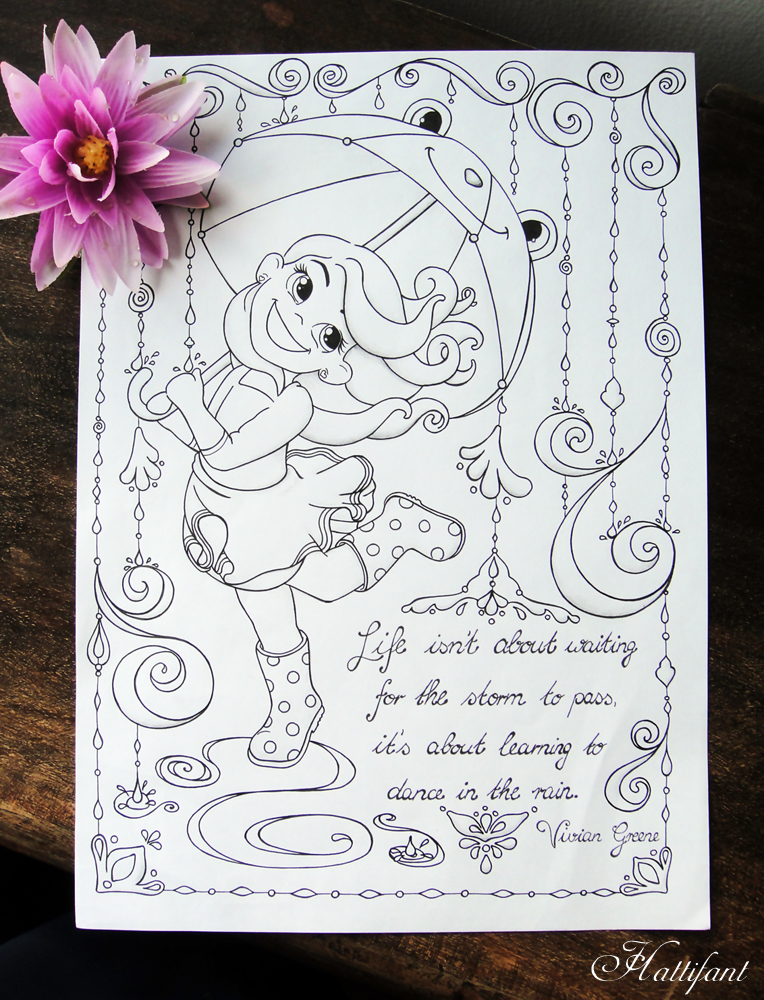 Coloring Pages for the Heart and Soul - Hattifant