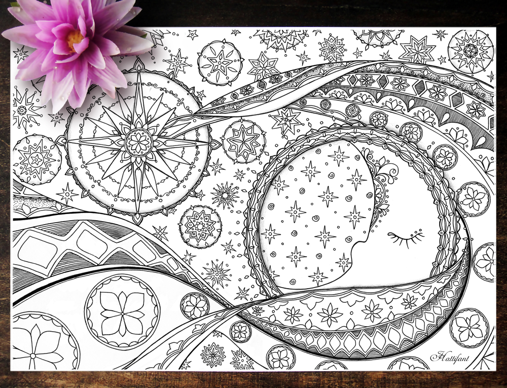 Hattifant's Coloring Page for Heart and Soul - Les Brown
